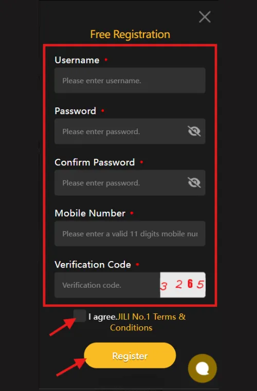 JILINO1 Register