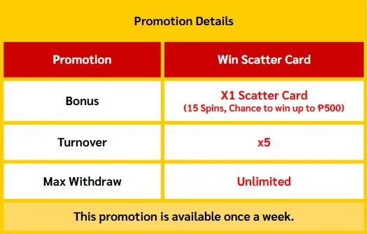 FB Share Get Free Scatter Card 📢
